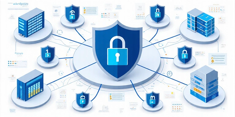 Data security measures illustration